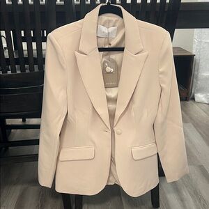 Meshki Cream Blazer for Women